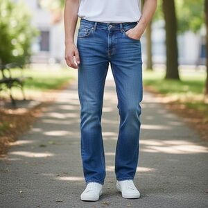 Banana Republic Men's Straight Blue Jeans